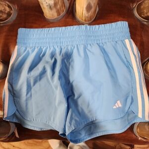 Adidas Women's Light Blue Athletic Shorts